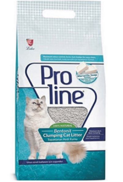 Proline Bentonite Clumping Marseille Soap Cat Litter - 5 L