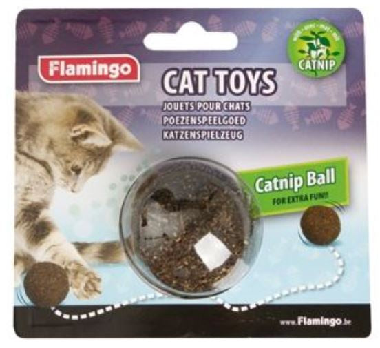 Flamingo Catnip Ball