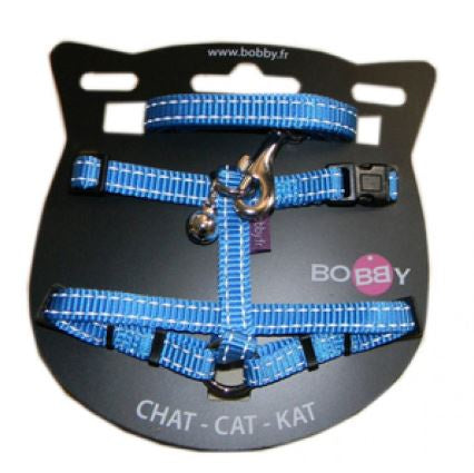 Bobby - Safe Harness & Lead Blue