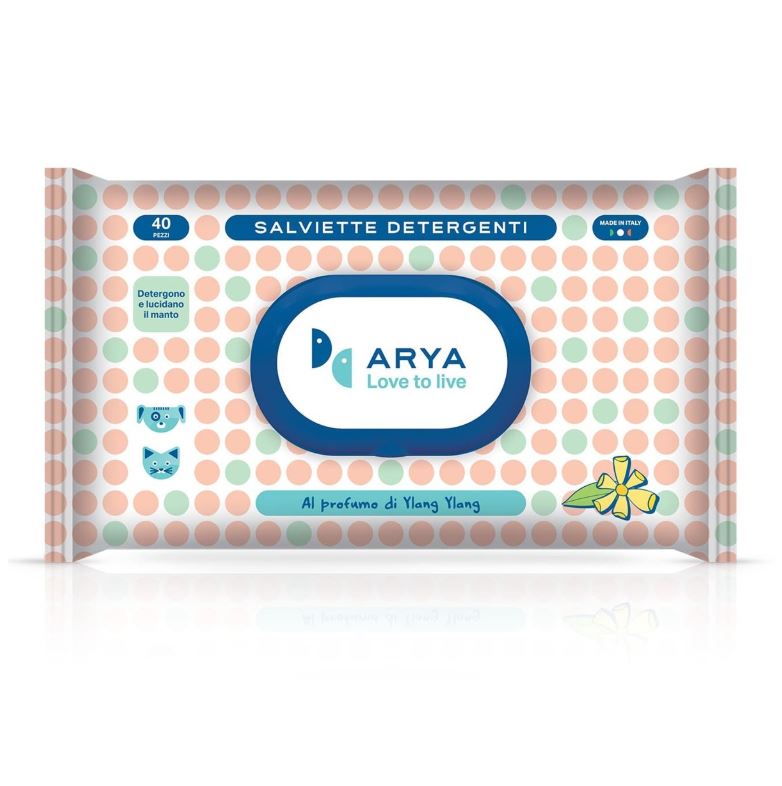 Arya Pet Wet Wipes clean your dog/cat - Ylang ylang