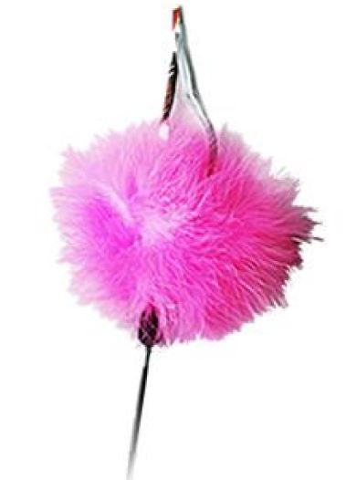 Pawsitiv - Interactive Cat Toys Teaser - Pink Fur Ball - Small