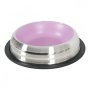 MERENDA STAINLESS NON-SLIP DOG BOWL - PINK