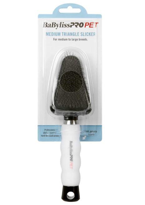 Babyliss Pro Pet - Triangle Slicker Dog Brush - Medium