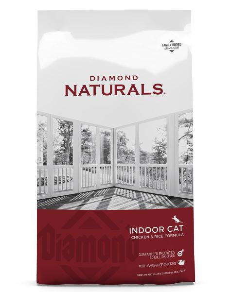 Diamond Naturals - Indoor Cat Chicken & Rice Formula