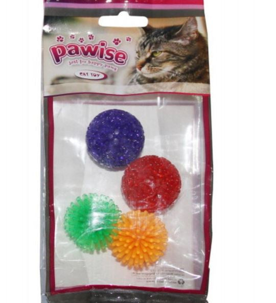 Pawise Glitter Ball 4 pcs