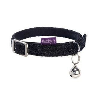 Bobby - Disco Cat Collar Black/XS