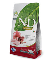 Farmina - N&D Grain Free Chicken & Pomegranate Adult Cat Food, 1.5 KG