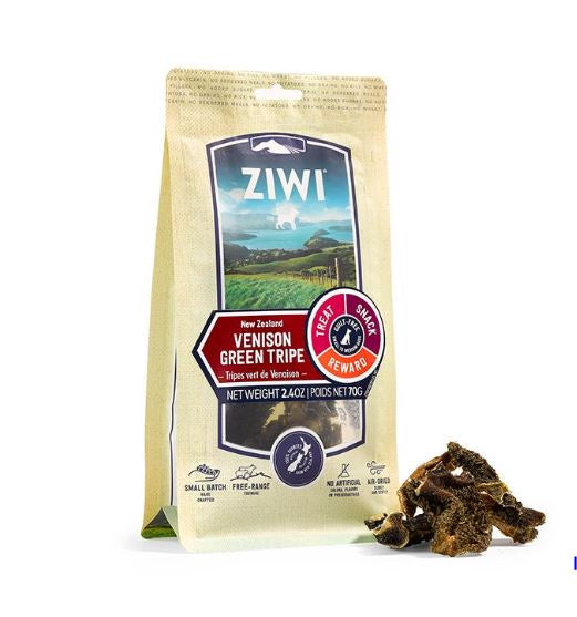 Ziwi Peak - Venison Green Tripe Dog Treats 70G