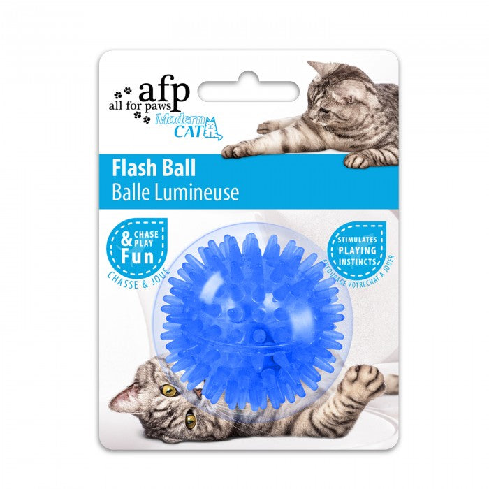 All for Paws Flash Ball Cat Toys - Blue