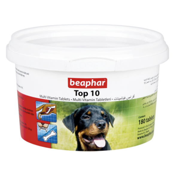 Beaphar Top 10 Cat/Dog Multi Vitamins 180 tab