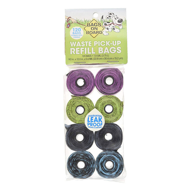 BOB Refill Bags Patterned Roll 120 bags