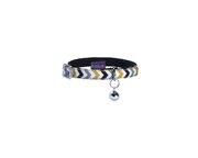 Bobby - Zigzag Cat Collar - Black