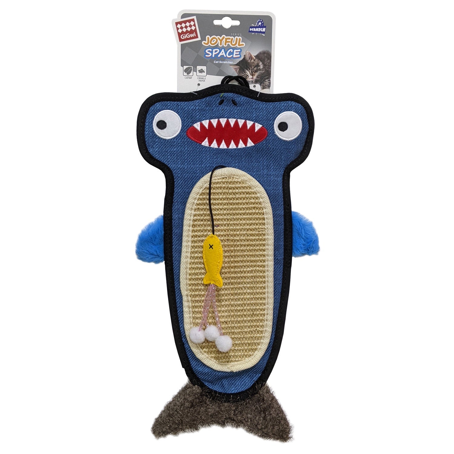 Gigwi - Alligator Cat Scratcher With Catnip