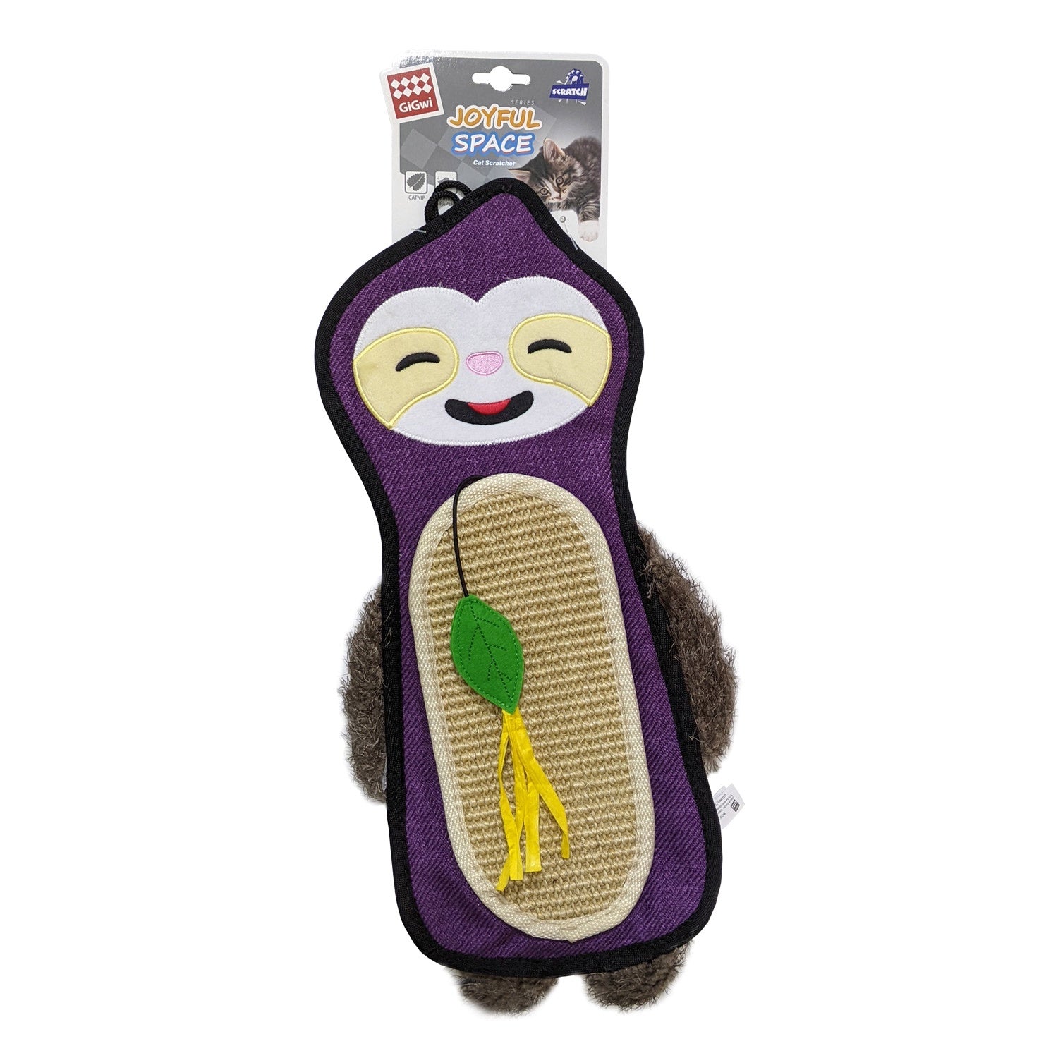 Gigwi - Sloth Cat Scratcher With Catnip
