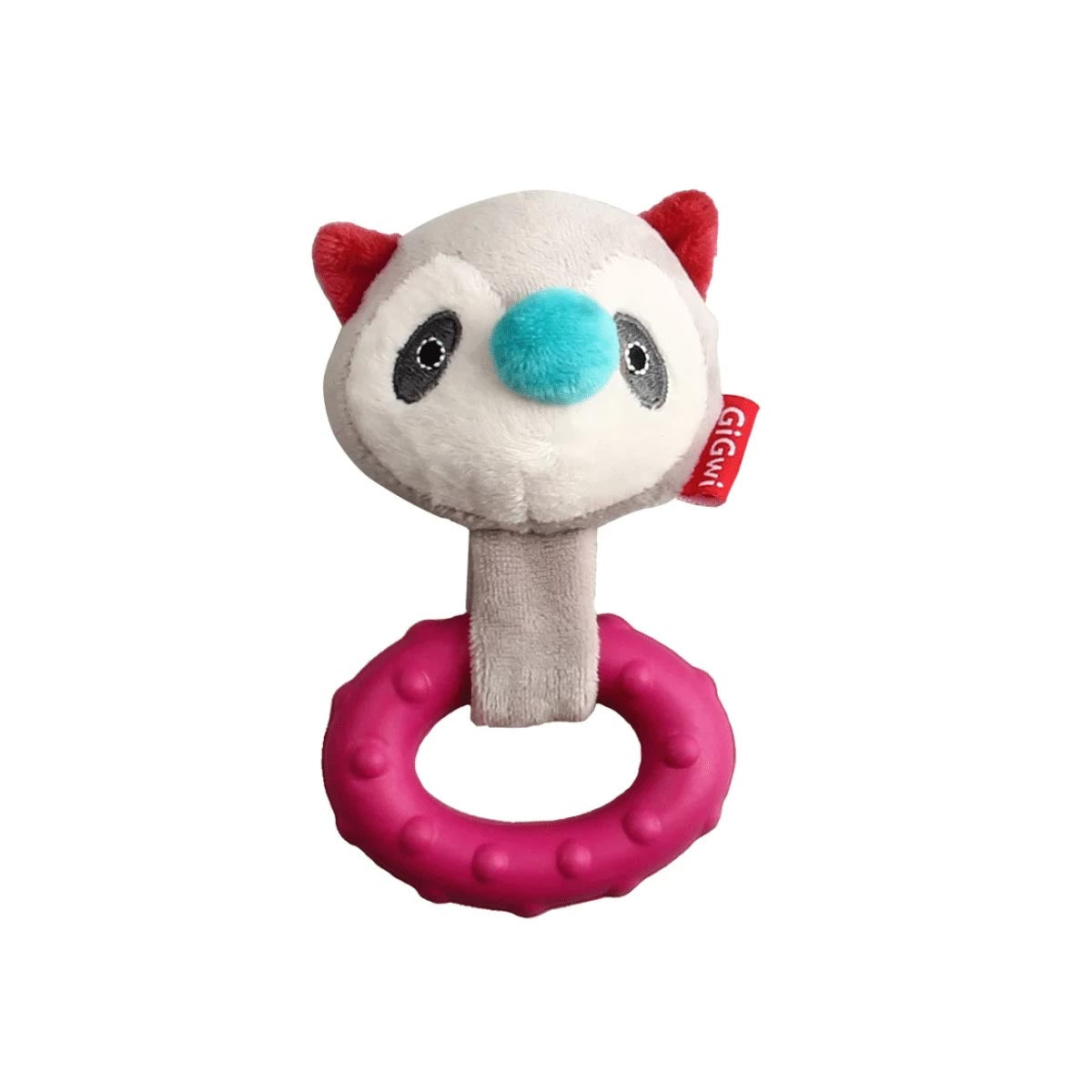 Gigwi - Suppa Puppa Coon With Squeaker Inside  Plush/Tpr (Small)
