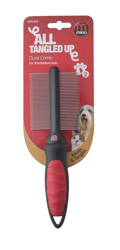 MIKKI - Dual Comb for Fine & Medium Coats