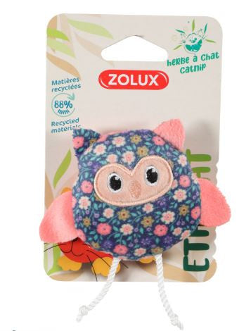 Zolux - Ethicat Floral Owl Toy