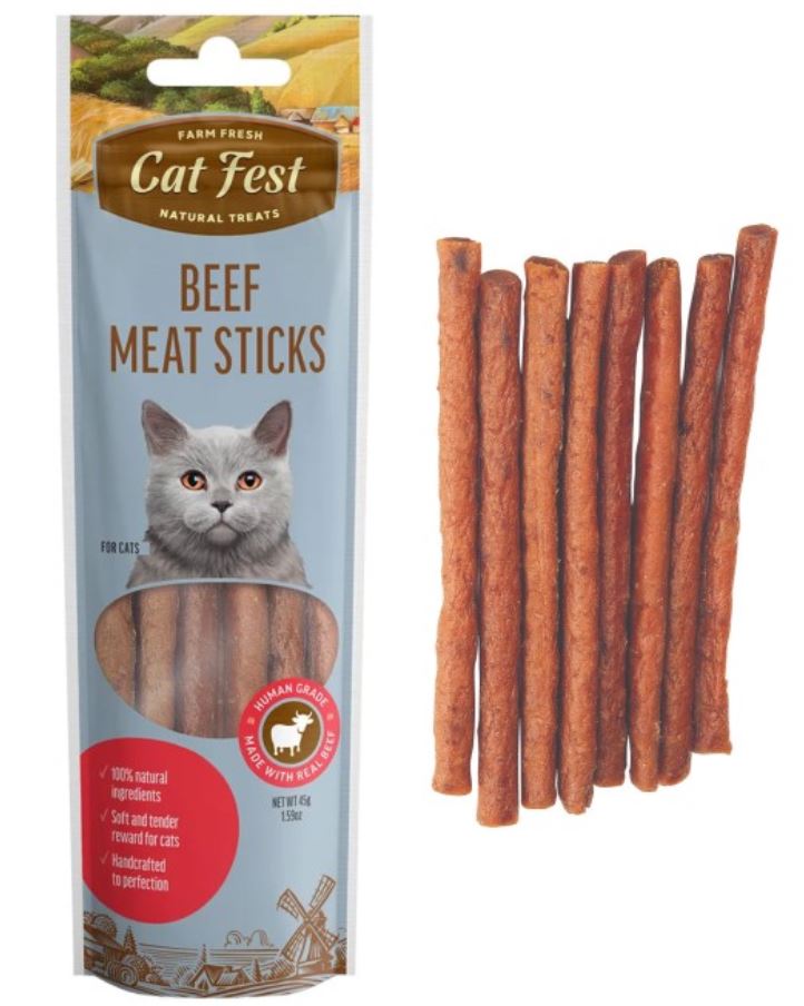 Cat Fest Meat Sticks For Cat 45G