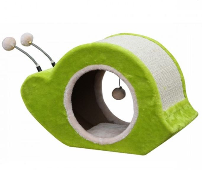 Catry - Cat Scratching Post Snail, Green