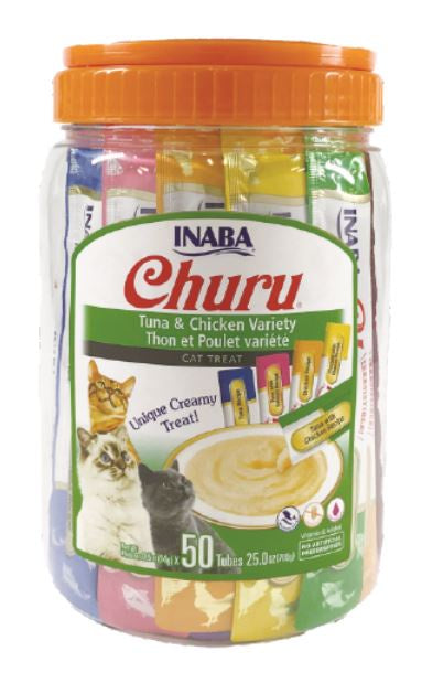 Churu - Tuna & Chicken Varieties 50Pcs