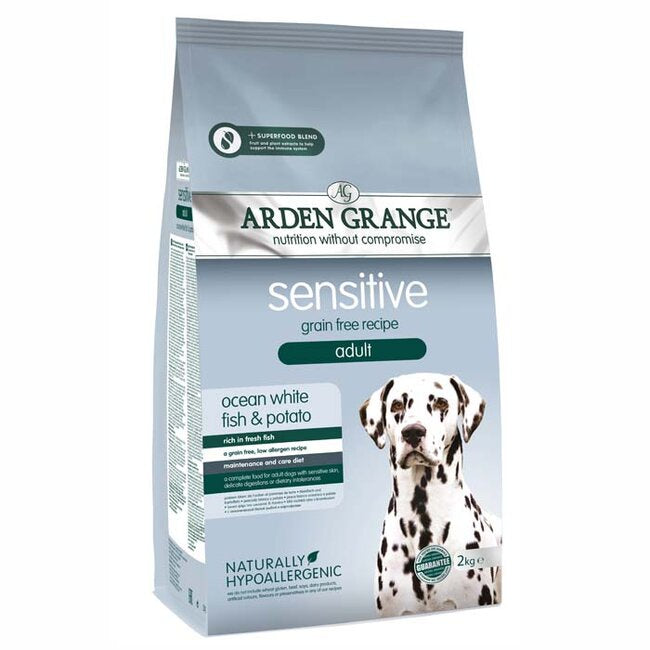 Arden Grange -  Sensitive Adult - Grain Free - Ocean White Fish - 2KG