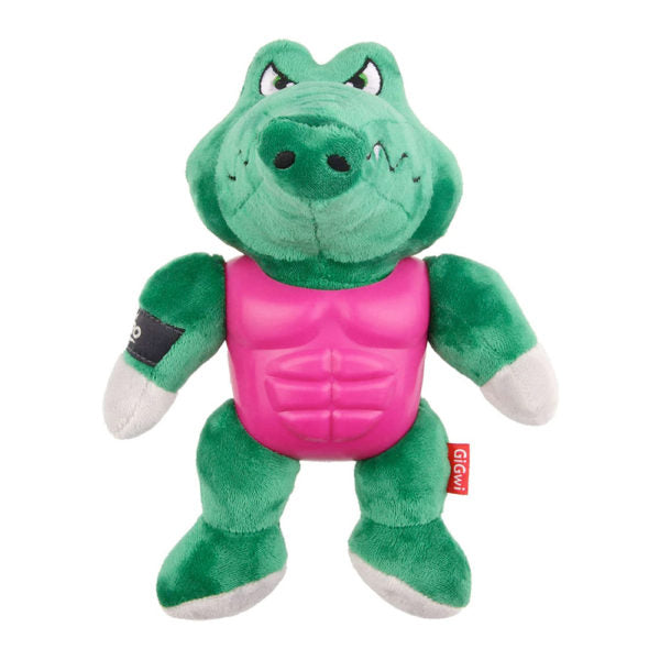 Im Hero Armor Alligator TPR / Plush with Squeaker Dog Toys