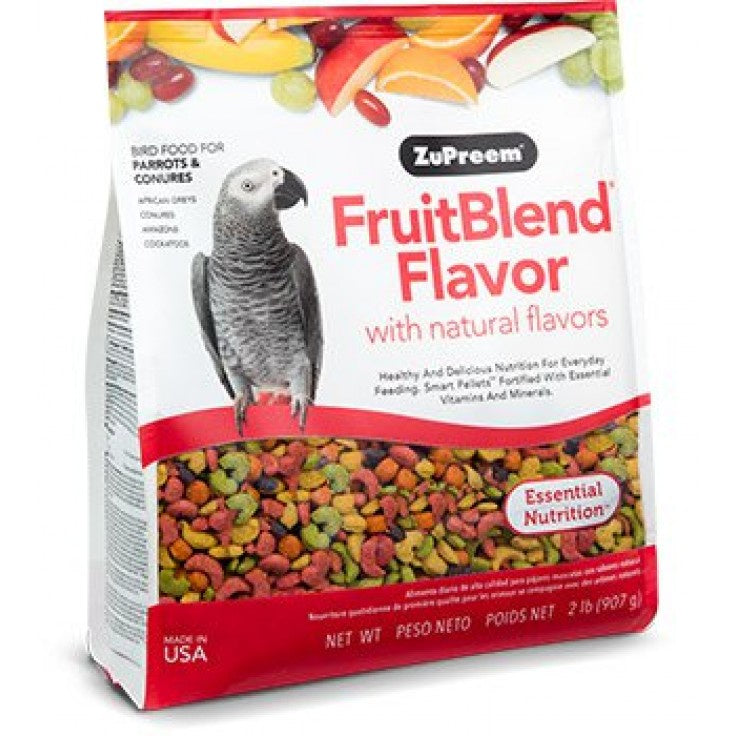 FRUITBLEND FLAVOR MEDIUM & LARGE PARROT FOOD 2LB (0.91KG)