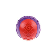 Gigwi - Ball Red/Purple Squeaker Solid (Small)