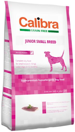Calibra - Dog Grain Free Junior Small Breed / Duck & Potato