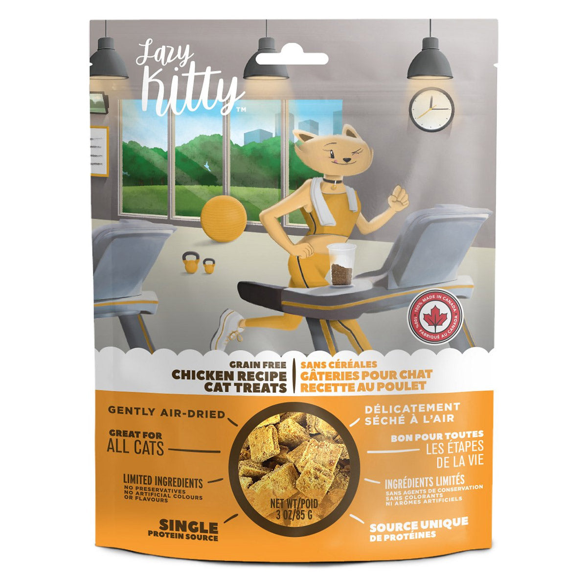 Lazy Kitty Air-Dried Grain-Free Cat Treats  3Oz / 85Gm