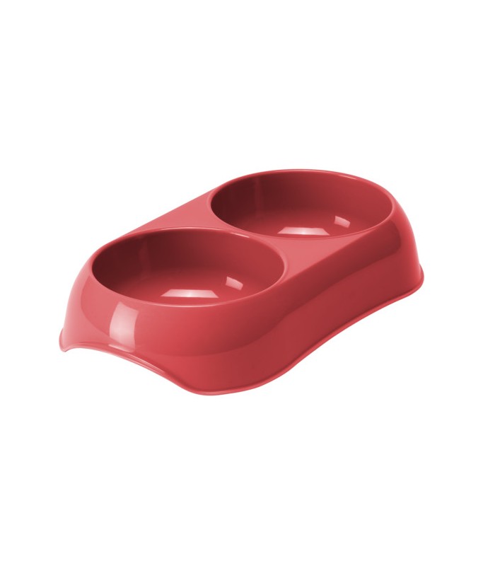 Moderna Double Gusto-Food Bowl 2x200ml - Red
