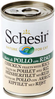 SCHESIR - CAT CAN CHICKEN/RICE 140GM