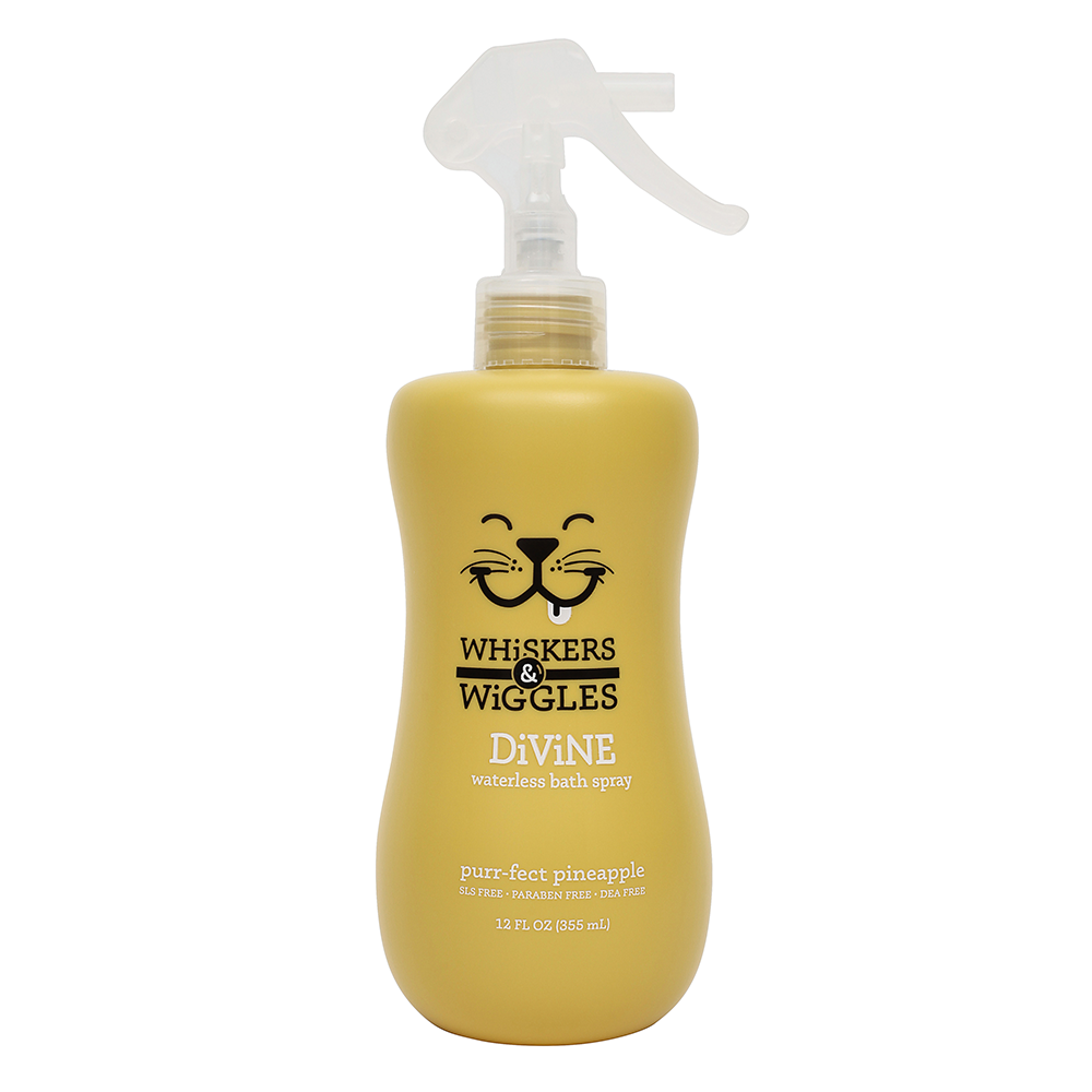 Whiskers & Wiggles Divine Waterless Bath Spray For Cats 355ml