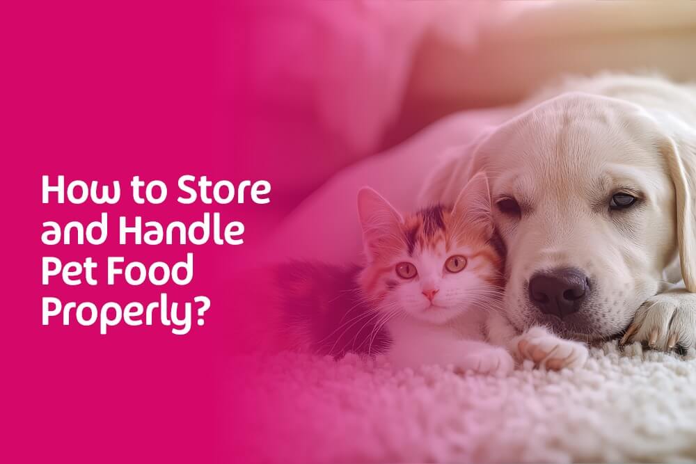 How to Store and Handle Pet Food Properly?