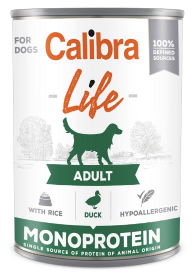 Calibra - Dog Life Can Wet Food Monoprotein 400G