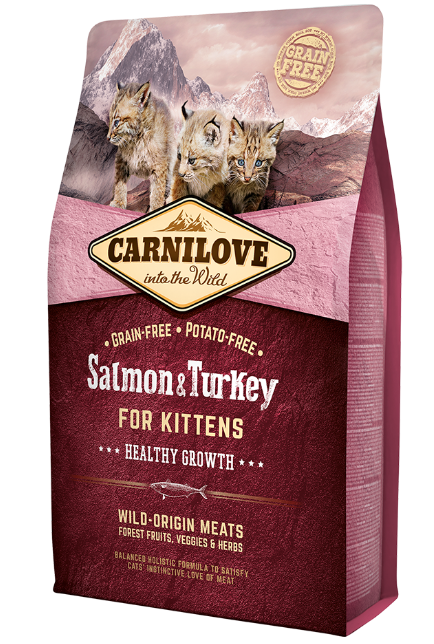Carnilove Salmon & Turkey For Kittens 2kg