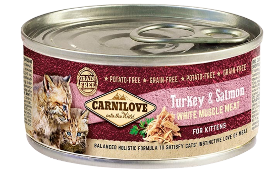 Carnilove Turkey & Salmon Kittens Wet Food 100g