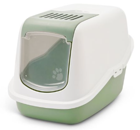 Savic Nestor Cat Toilet Home - Botanical Green
