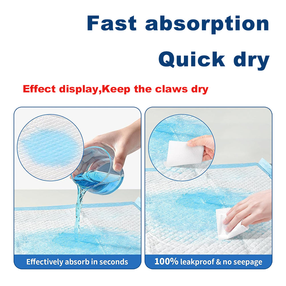 KPDry Keep dry Dog Training Pads with adhesive sticker