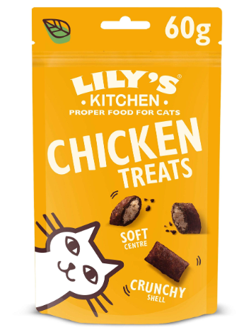 Lily Kitchen Chicken Pillow Cat Treats (60g)