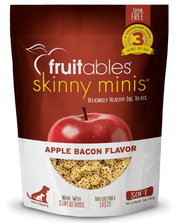 Fruitables Skinny Minis Dog Treats Apple & Bacon 5 oz