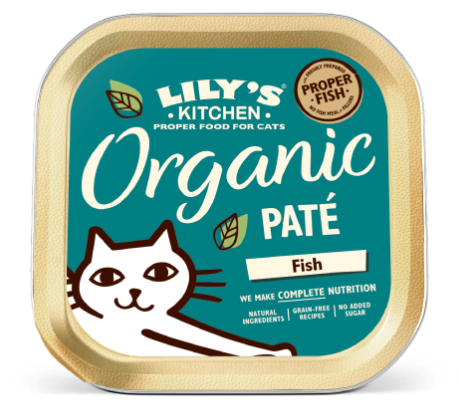 Lily's Kitchen Organic Fish Dinner Wet Cat Food (85g)