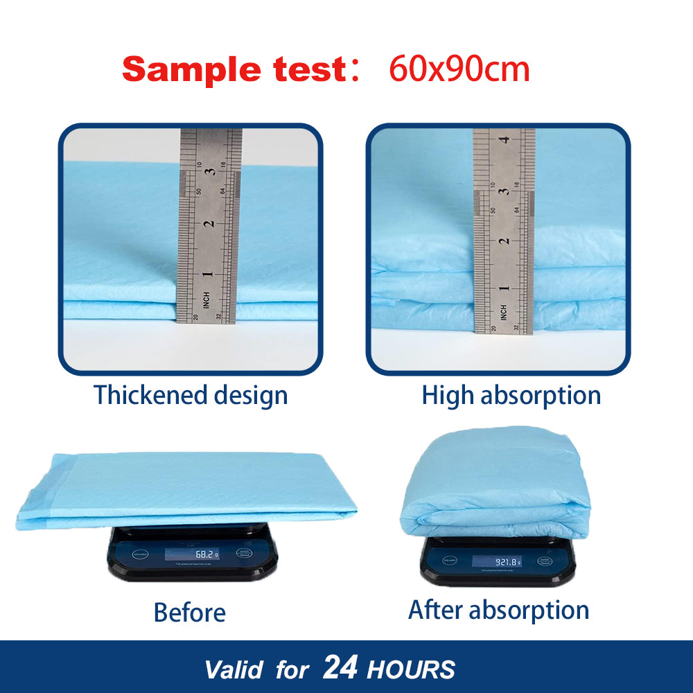 KPDry Keep dry Dog Training Pads with adhesive sticker