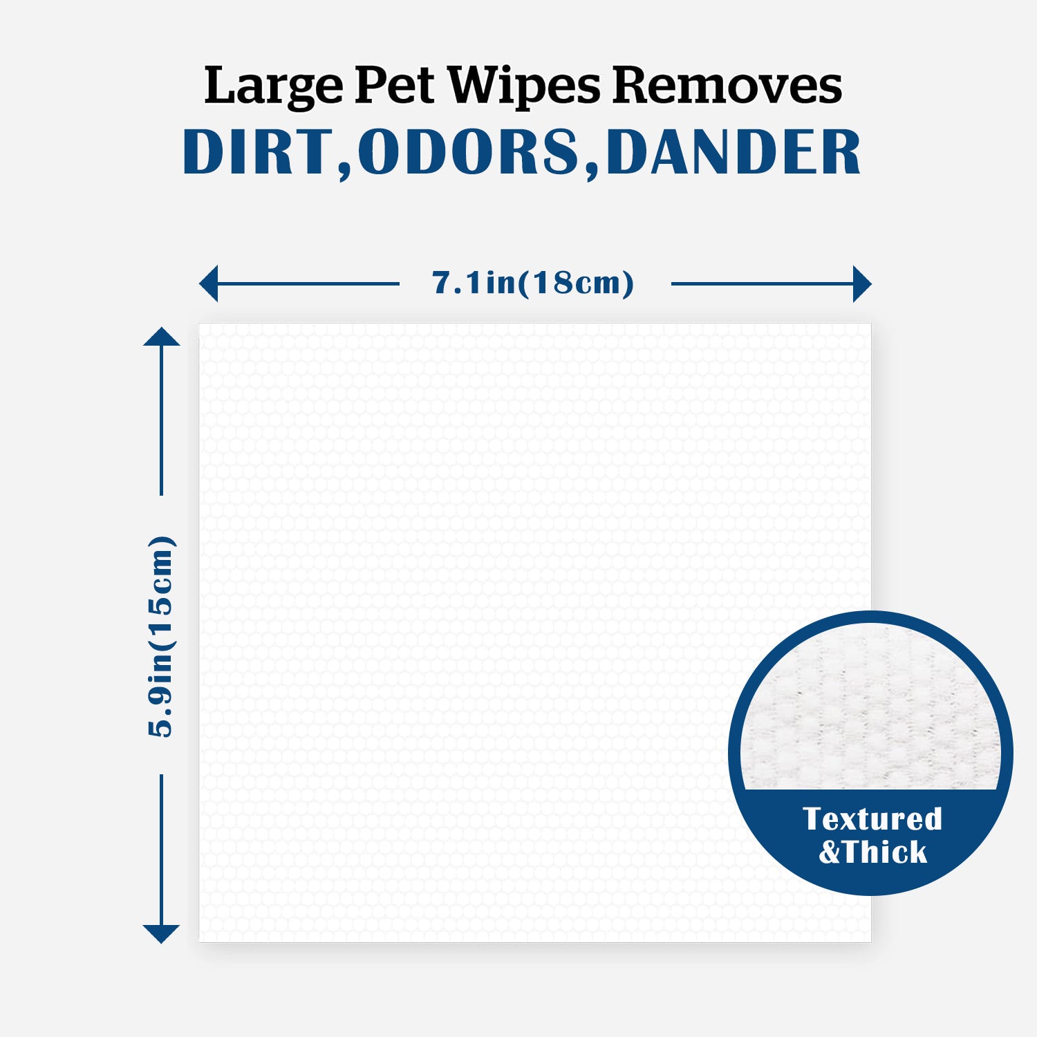 KPDry Pet Wipes Unscented 80 pcs