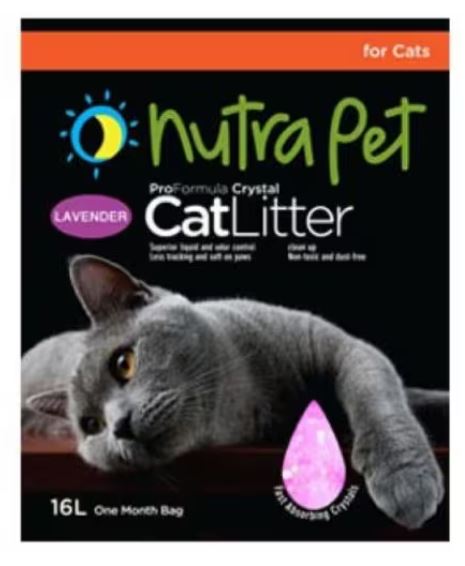 Nutrapet Cat Litter Silica Gel 16L
