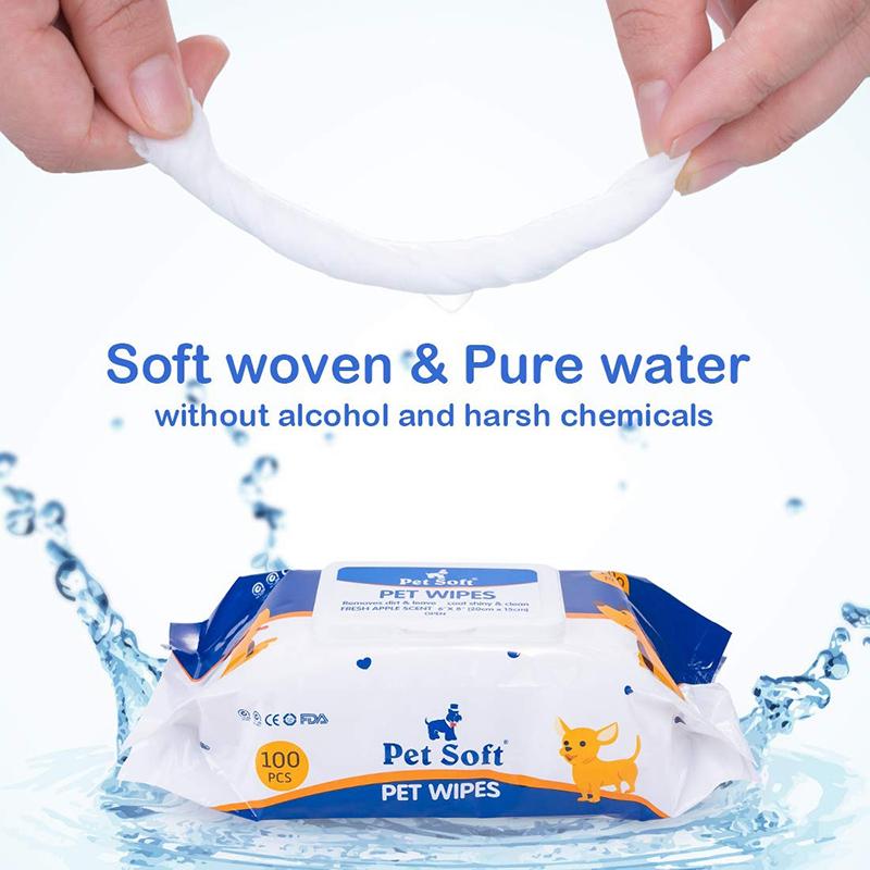 PL - Pet Soft Pet Wipes 100 Sheets