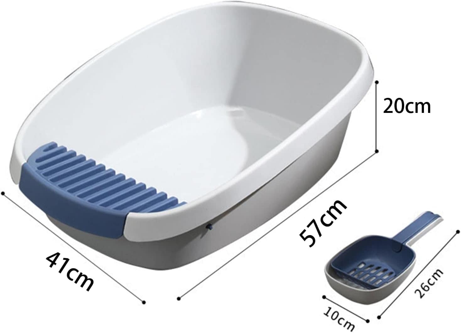 PL - Medium Cat Litter Tray With Scooper