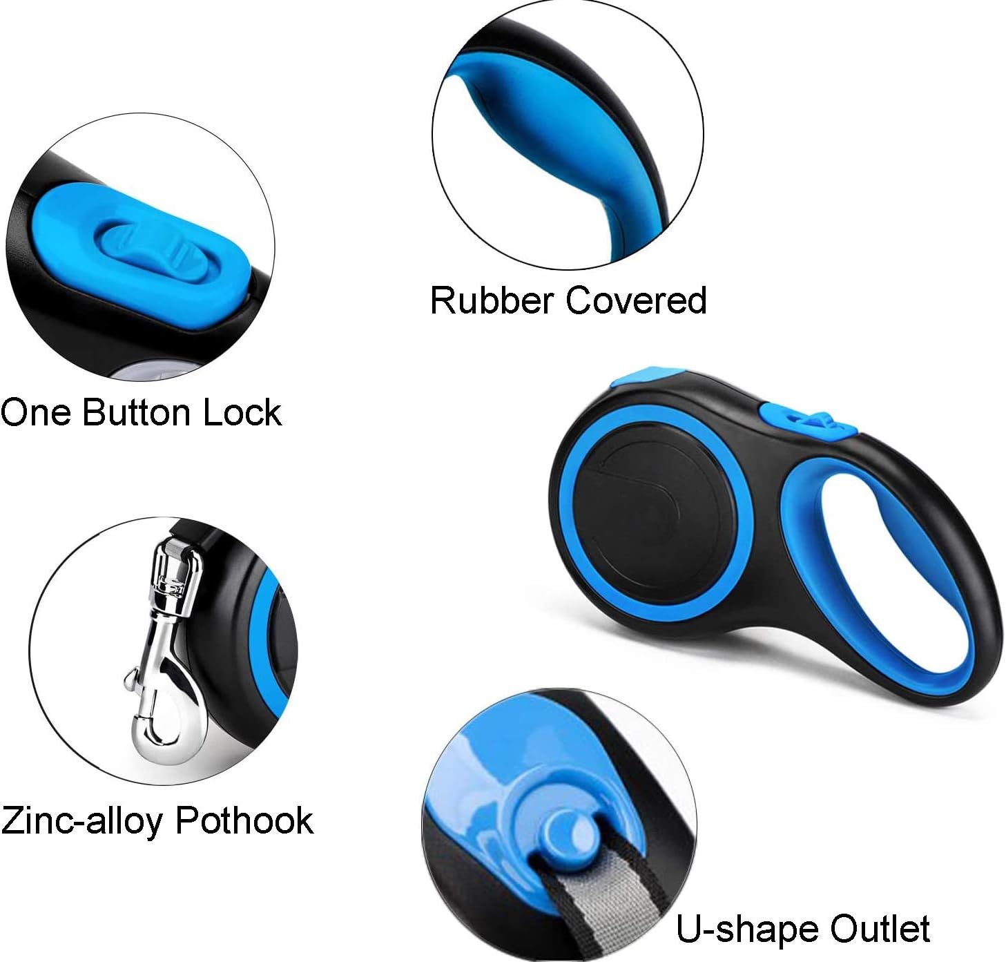 PL - Pet Retractable Leash Large 5M/50KG