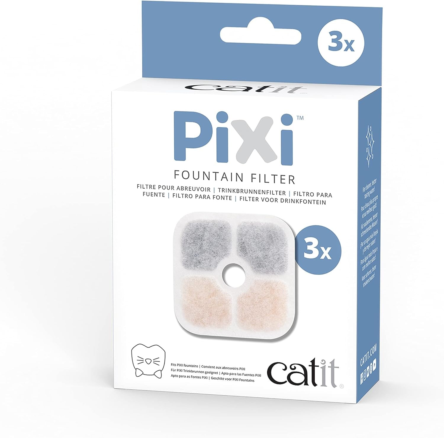 Catit - Pixi Fountain Filter Cartridge 3/pk