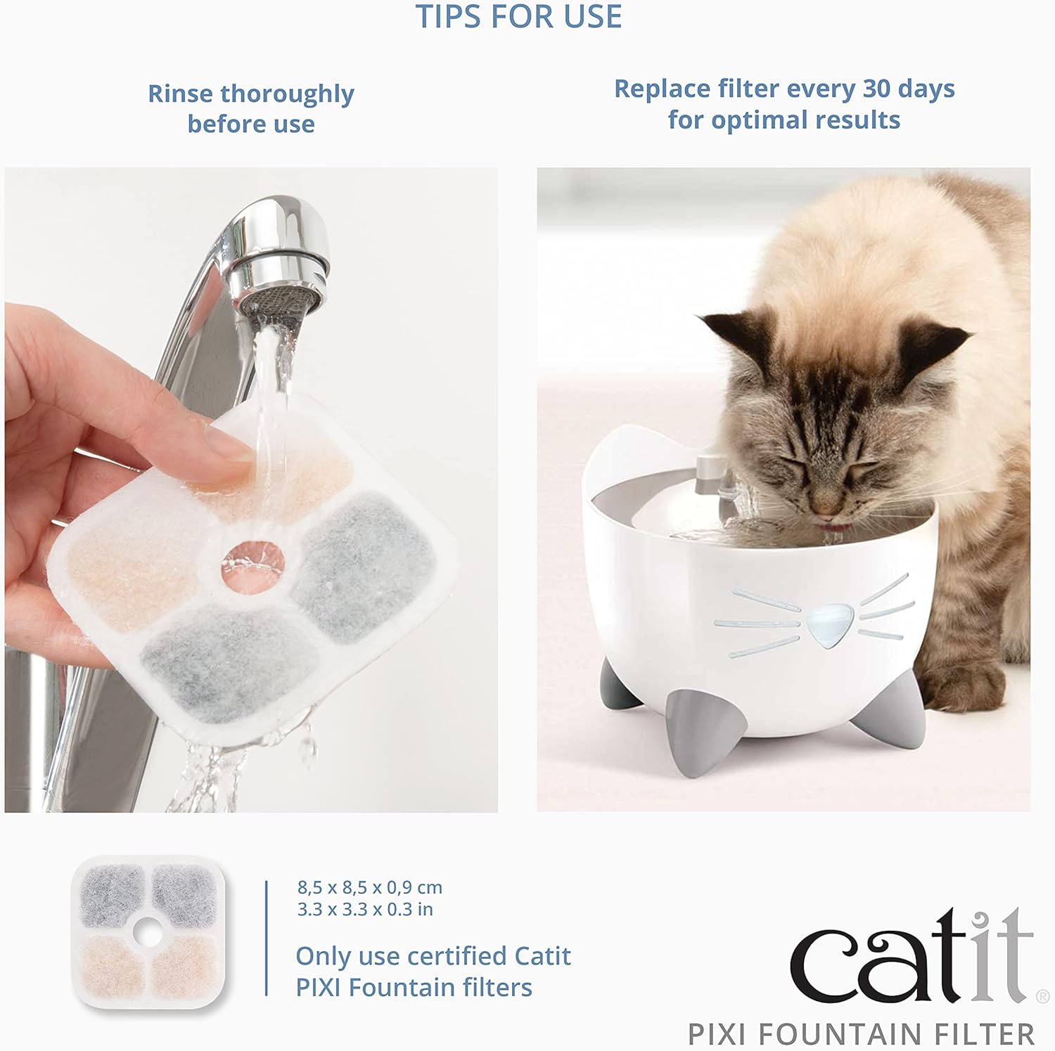 Catit - Pixi Fountain Filter Cartridge 3/pk